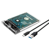 Carcasa gabinete USB C 3.1 Disco Duro SSD 2.5" SATA 4Tb 10Gbps