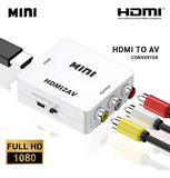Adaptador convertidor HDMI - AV HDMI2AV audio video