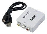 Adaptador convertidor HDMI - AV HDMI2AV audio video