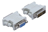 Adaptador convertidor pasivo cople conector video DVI-I a VGA 24+5