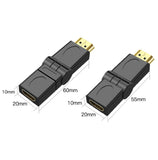 Cople adaptador HDMI hembra conexión giratorio 360° extension Full HD
