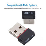 Adaptador USB 2.0 red inalambrico Wifi 100m 150mbps 802.11b/g/n