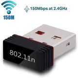 Adaptador USB 2.0 red inalambrico Wifi 100m 150mbps 802.11b/g/n
