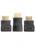 Adaptador conector cople HDMI Hembra Macho 270 / 90 / Recto