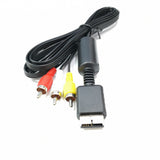 Cable audio video RCA AV para PlayStation 1 2 3 PS2 PS3 PSOne 1.8M