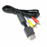 Cable audio video RCA AV para PlayStation 1 2 3 PS2 PS3 PSOne 1.8M