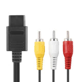 Cable audio video RCA AV para Nintendo / GameCube / 64 / Súper SNES 1.8M