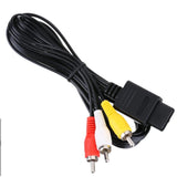 Cable audio video RCA AV para Nintendo / GameCube / 64 / Súper SNES 1.8M