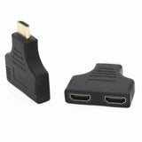 Adaptador divisor splitter para 2 televisores monitor HDMI V1.4 Full HD