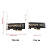 Adaptador convertidor disco duro SSD M.2 Nvme PCIE X16 X8 X4 4.0