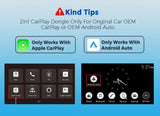 Adaptador USB inalámbrico Carplay Auto 2 en 1 para iPhone / Android