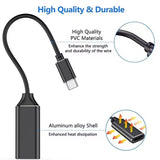 Cable adaptador USB C 3.1 a HDMI 4K para / Macbook / Asus / HP / Galaxy