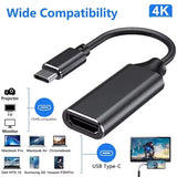 Cable adaptador USB C 3.1 a HDMI 4K para / Macbook / Asus / HP / Galaxy