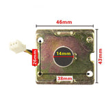 Electrovalvula calentador paso gas universal solenoide boiler conector blanco