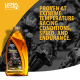 2 Aceite Ultra1Plus 10W-40 4T Moto Full Sintético API SN JASO MA2 2L UL409