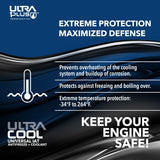 Anticongelante Ultra1Plus Europeo Asiático Universal Rosa Concentrado 3.78L UL912