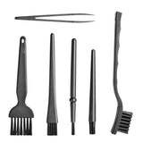 Kit juego cepillos antiestáticos 6 piezas tarjetas lógicas laptops cámaras