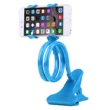 Base holder flexible para teléfono celular con pinza y grapa de escritorio