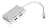 Cable adaptador video Mini Display Port a HDMI VGA DVI