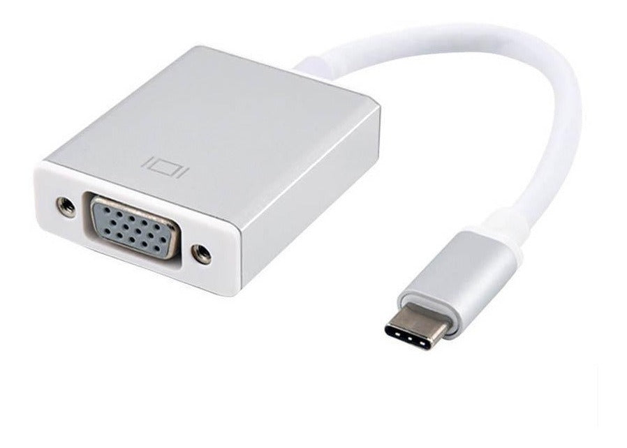 Cable adaptador convertidor USB Tipo C Ver 3.1 A VGA – Flexcop