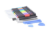 Kit juego de herramientas 16 piezas para tablets celulares laptops PCs