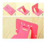 Base soporte holder plegable portátil para telefono celular tipo tarjeta crédito