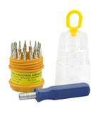 Kit desarmador con mango de 16 puntas multipropósito