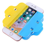 Par de grapas prensa fijadora para reparación de pantallas de celulares