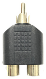 Adaptador divisor RCA splitter microfono audifonos jack 6.35MM 3.5MM estereo