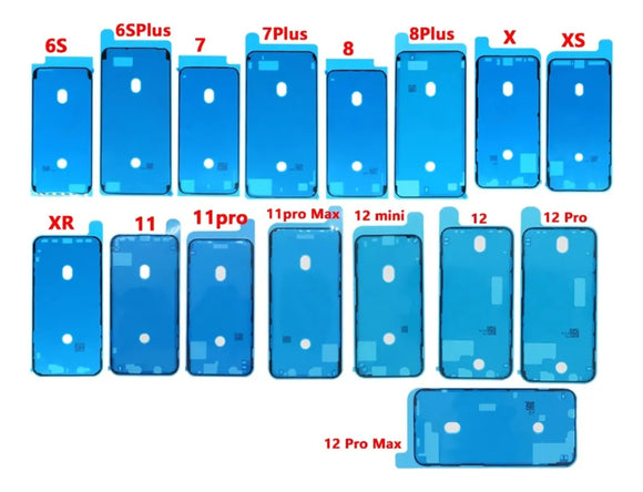Adhesivo pantalla para iPhone 6 6P 6S 6SP 7 7P 8 8P X XS XR 11 12 13 Pro Max