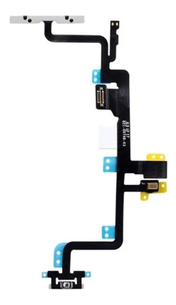 Flex encendido volumen para iPhone 7 led flash 7 Plus 8