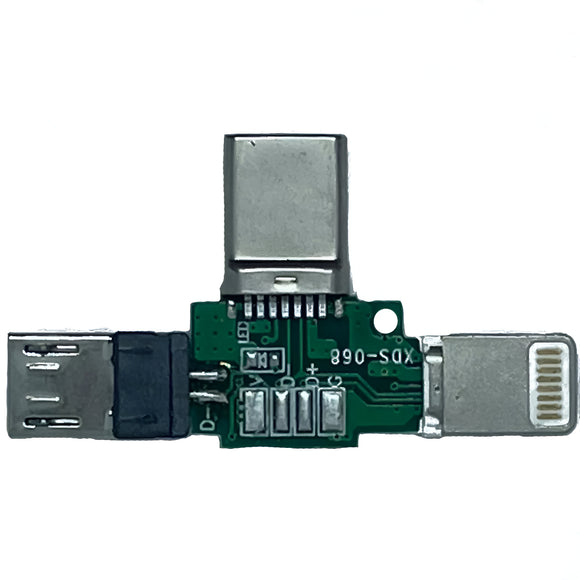 Probador circuito tester centro carga IC U2 triple USB C Micro USB para iPhone