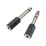 Adaptador estéreo / mono 3.5mm hembra a 6.35mm macho
