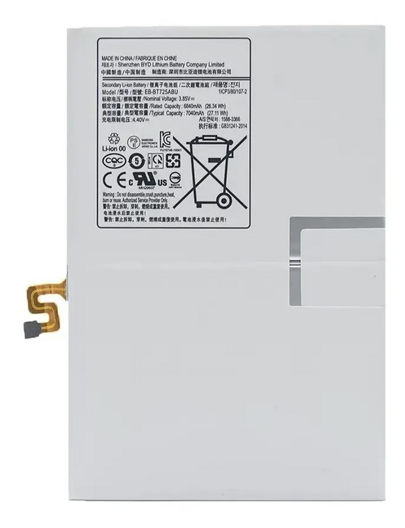 Bateria Pila para Galaxy Tab S6 T860 T865 P610 P615