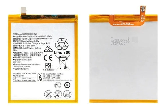 Bateria Pila para Huawei Nexus 6P HB416683ECW 3450mAh