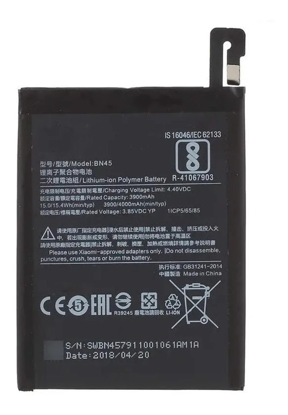 Bateria Pila para Xiaomi Note 5 BN45