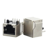 Socket conector 8P8C RJ45 interfaz red tarjeta lógica fxp