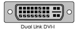 Adaptador convertidor pasivo cople conector video DVI-I a VGA 24+5