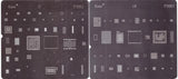 Kit 9 laminas stencil BGA reballing para iPhone 6 - X
