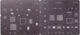 Kit 9 laminas stencil BGA reballing para iPhone 6 - X