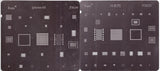 Kit 9 laminas stencil BGA reballing para iPhone 6 - X