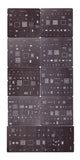 Kit 9 laminas stencil BGA reballing para iPhone 6 - X