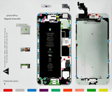 Mapa organizador magnético tornillos para iPhone 6 / 6 Plus / 6S