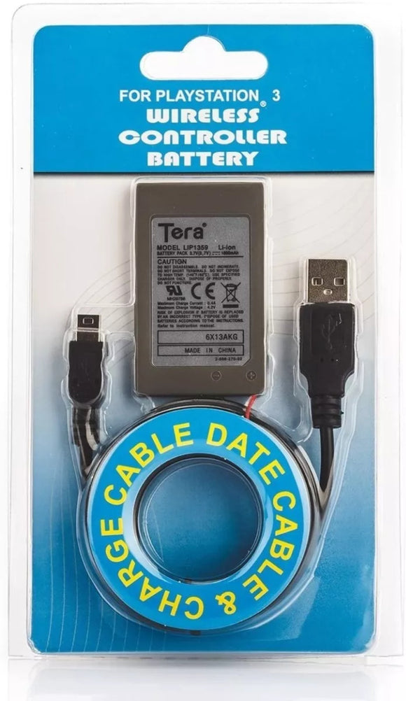 Bateria Pila control para PlayStation 3 PS3 1800mAh