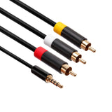 Cable audio video RCA AV para Xbox E 360