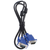 Cable macho VGA 1.5 metros PC TV laptop proyector