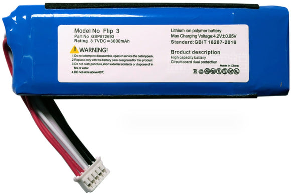 Bateria Pila para JBL Flip 3 GSP872693