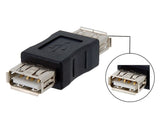 Cople adaptador USB hembra a hembra union extension conector