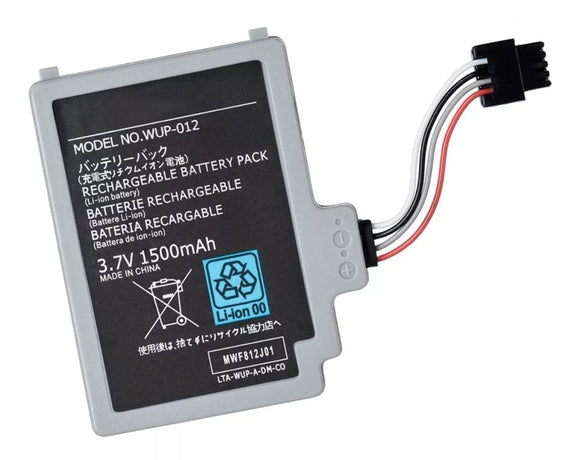 Bateria Pila para Nintendo Wii U WUP-012 1500mAh