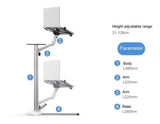 Base tablet holder con 4 bases celular tablet laptop